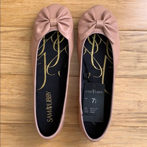 Sam & Libby Leather Flats - Picture 2 of 8